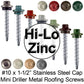 10x1 12 hi lo zinc stainless steel cap mini driller category