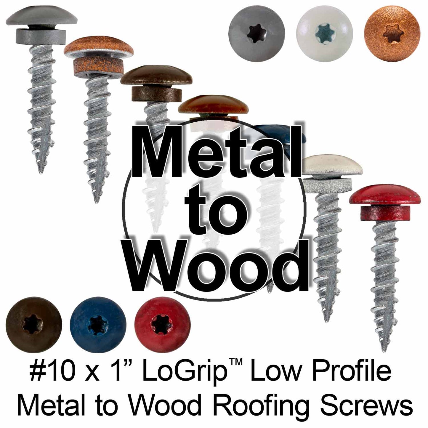 10x1 lowprofile metaltowood roofing screws category.psd