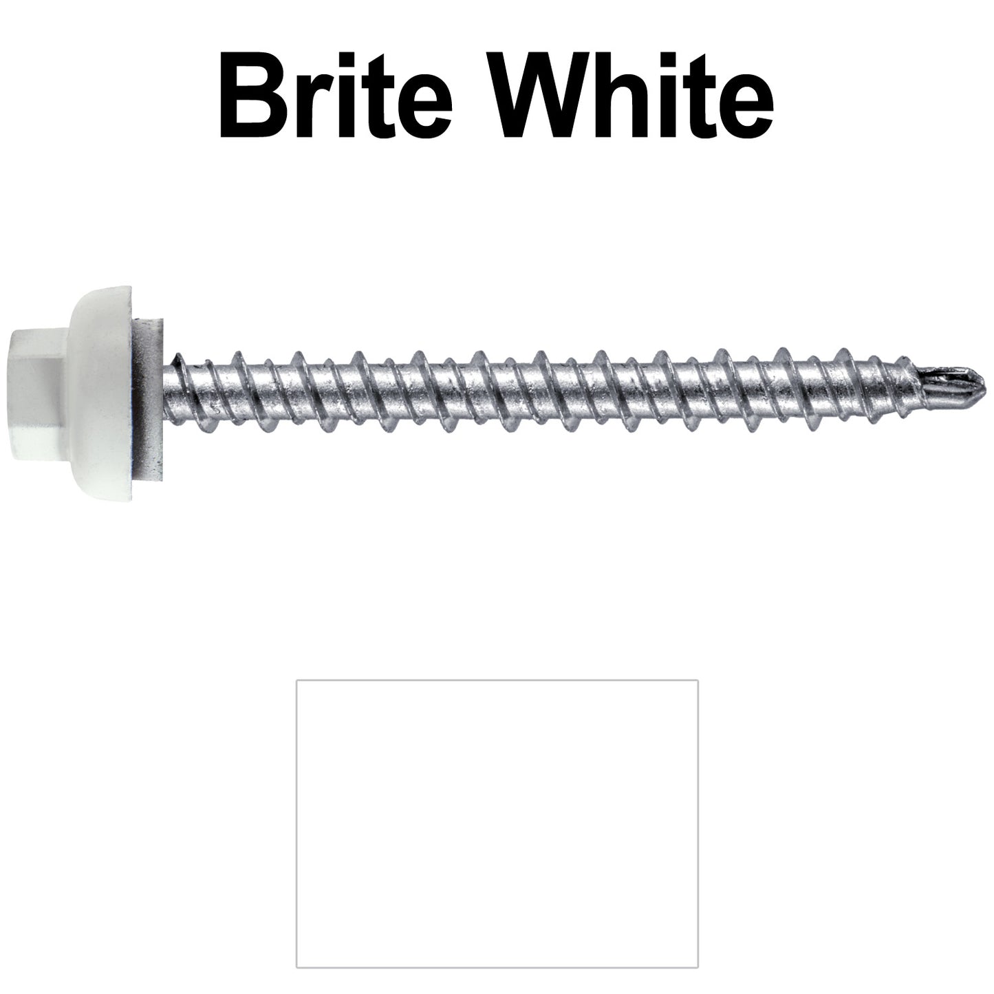 10x2 brite white alum hexcap mini driller horz