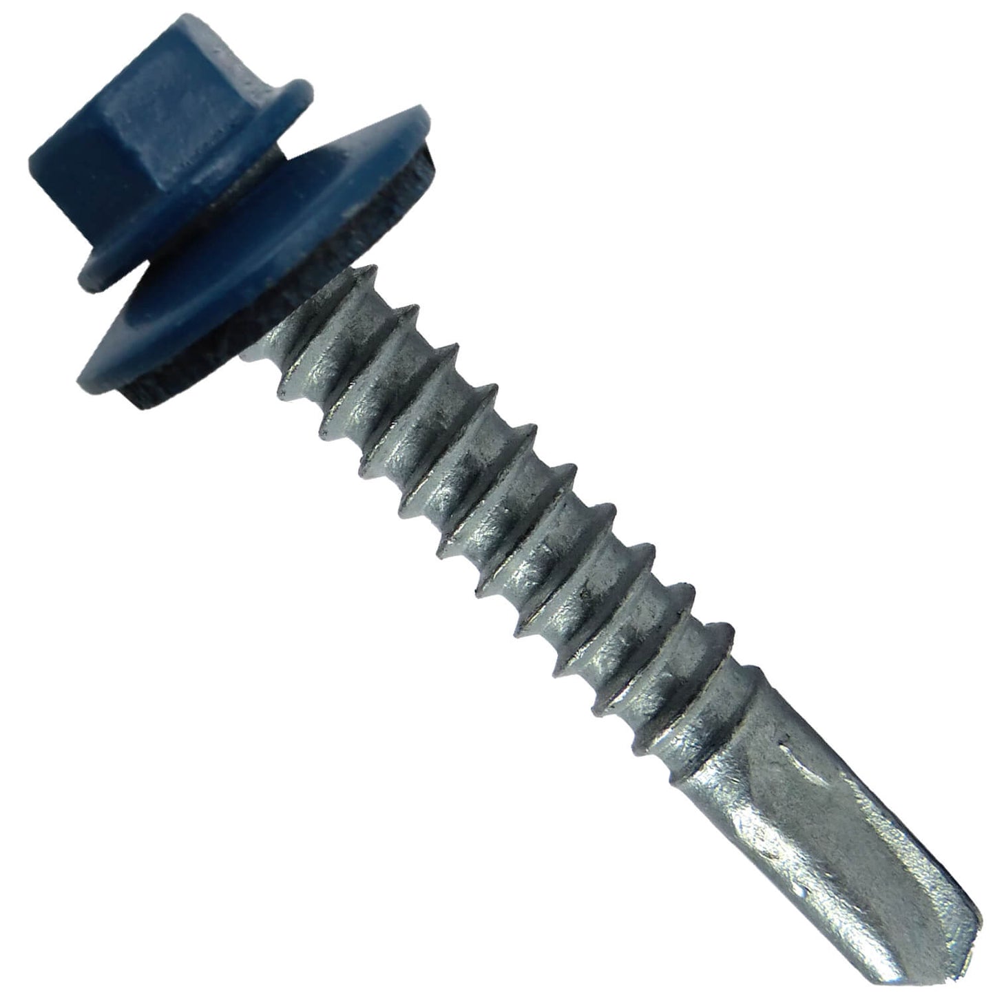 12x1-1/2" Metal to Metal Type 3 Metal Roofing Screw  - HERON BLUE (CLEARANCE)