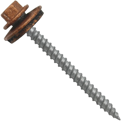 12x2-1/2" Metal Roofing Screw  - COPPER (CLEARANCE)