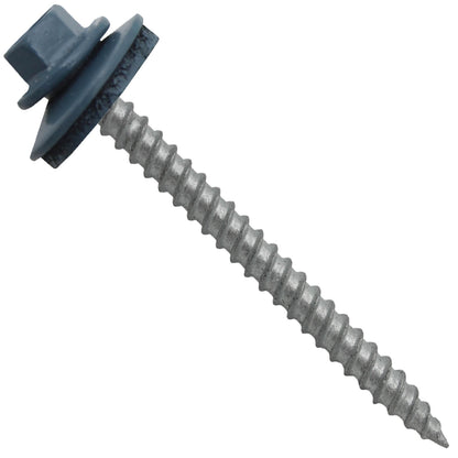 12x2-1/2" Metal Roofing Screw  - OCEAN BLUE (CLEARANCE)
