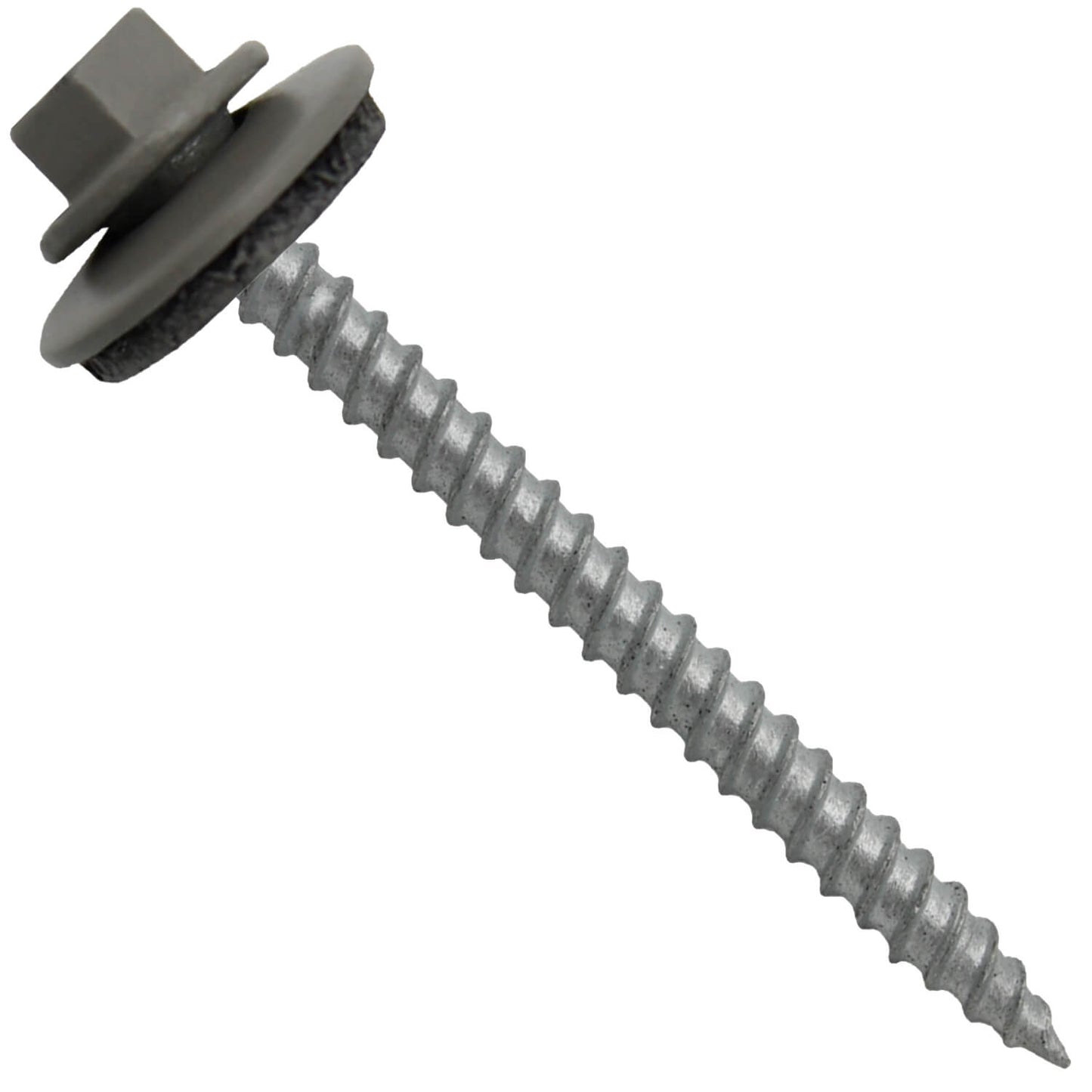 12x2-1/2" Metal Roofing Screw  - PEWTER GRAY (CLEARANCE)