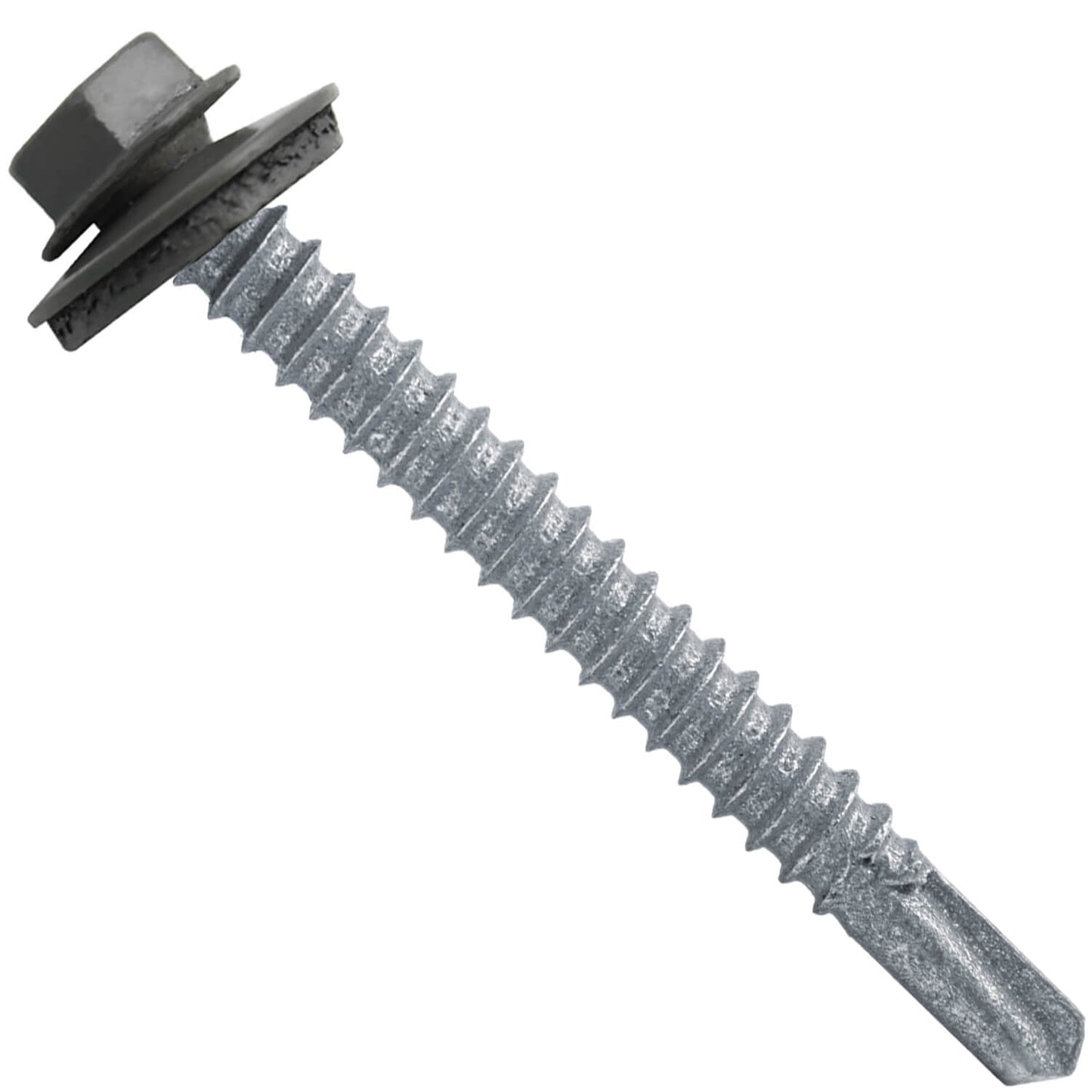 12x2" Metal to Metal Type 3 Metal Roofing Screw  - CHARCOAL (CLEARANCE)