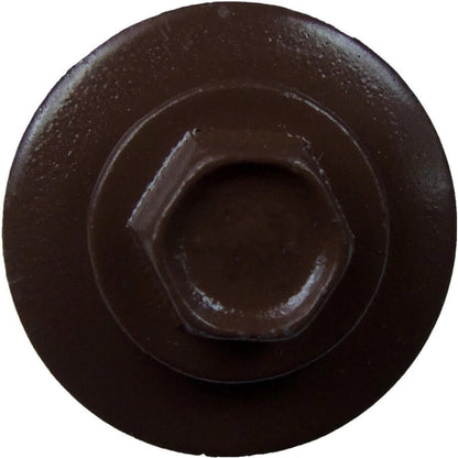 12x2" Metal Roofing Screw  - MANSARD BROWN (CLEARANCE)
