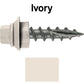12 X 1"  Metal to Wood  ROOFING SCREW For OSB AND PLYWOOD - 1/4" Hex Head - Assembled Washer - Galvanized -- Type 17 Tip