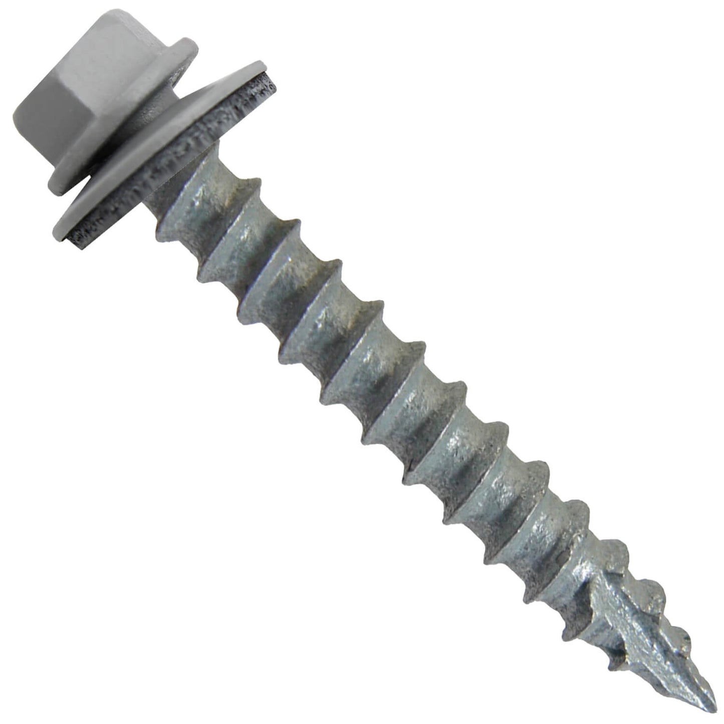 14x1-1/2" Metal Roofing Screw  - OLD TOWN GRAY (CLEARANCE)