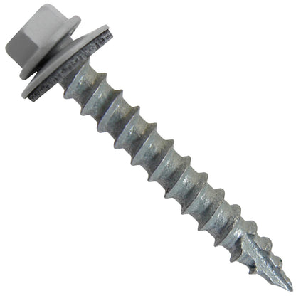 14x1-1/2" Metal Roofing Screw  - OLD TOWN GRAY (CLEARANCE)