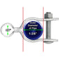 1-3/8" x 1/2" Chain Link Gate Frame Hinge with Bolt – Galvanized (CLEARANCE) - ONLY FITS 1-3/8" FRAMES