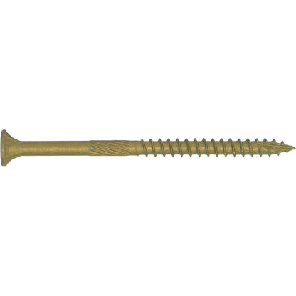 #9 x 2-3/4" Bronze Coated Multipurpose Wood Screw Torx/Star Drive Flat Head Exterior Coated - ACQ Compatible Wood Screws  (OVERSTOCK)