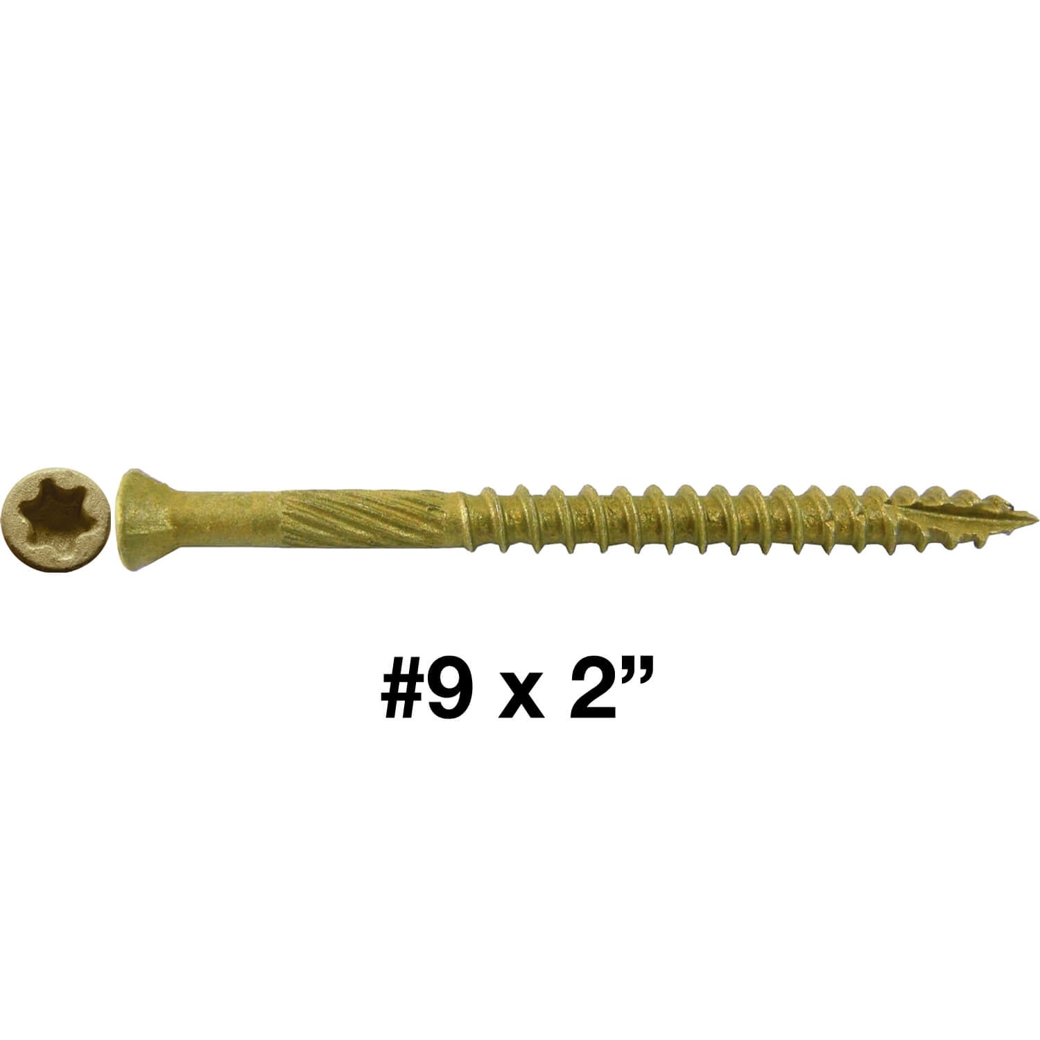 2 Bronze Trim Head Screw