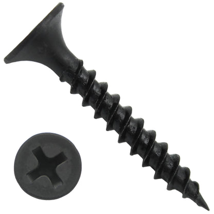 #6x1" Gray Phosphate Fine Thread Drywall Screws - For Metal Studs (Clearance)