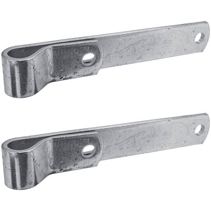 8 inch heavy duty strap hinge pair angle
