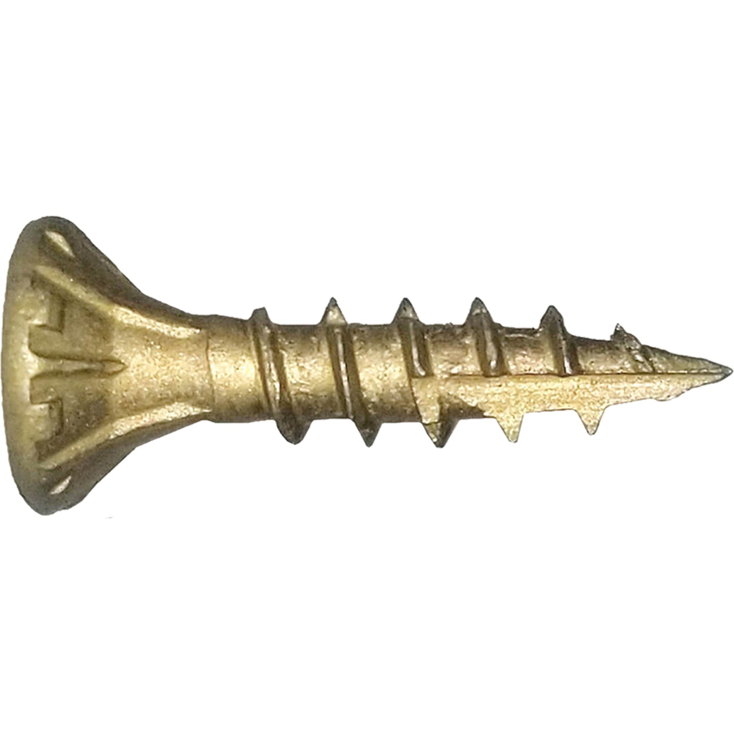 #8 x 3/4" Bronze Coated Multipurpose Wood Screw - Torx/Star Drive Flat Head - Exterior ACQ Compatible - 9 x 5 Pound Box Case ~17,145 Screws (OVERSTOCK)