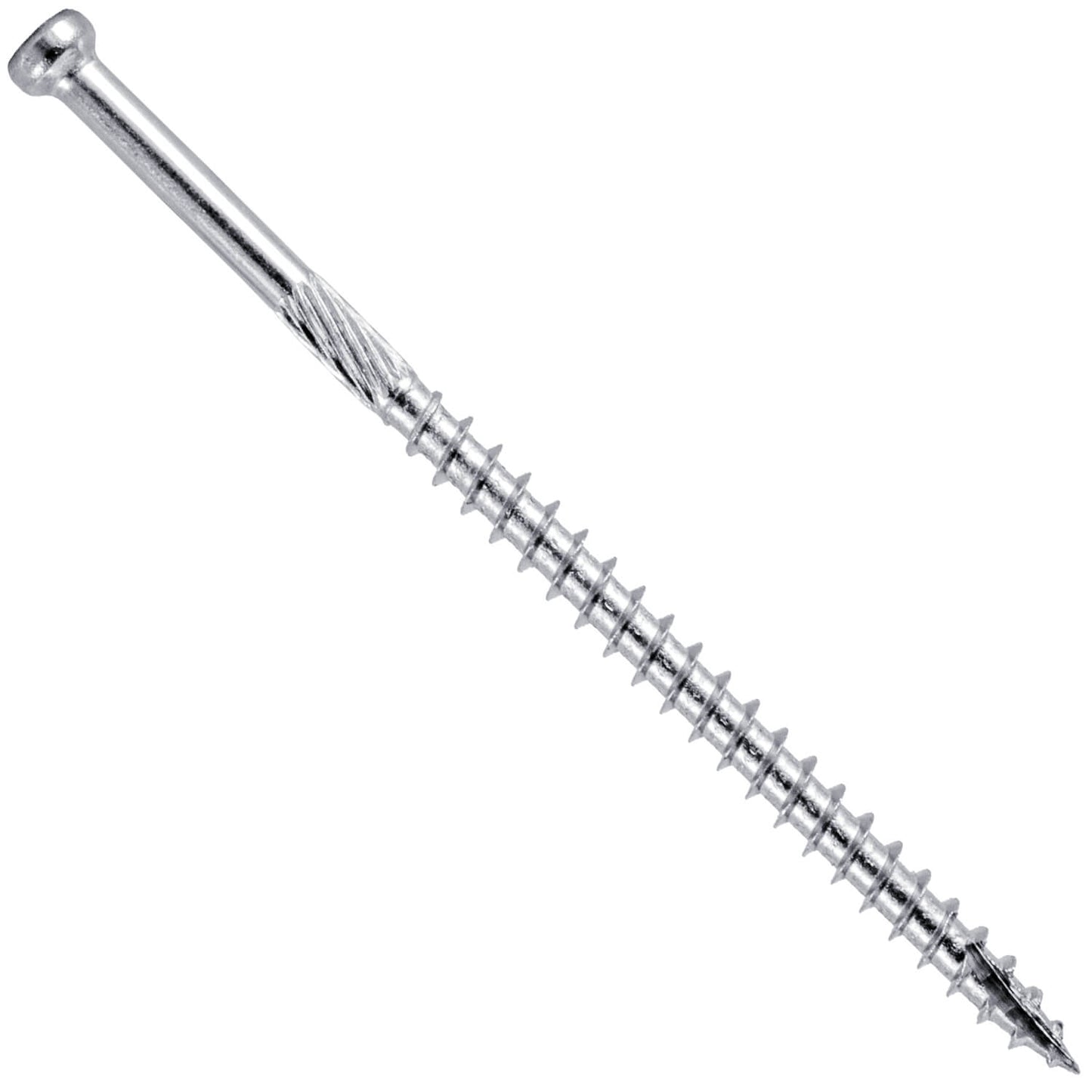 #8 x 3" Stainless Steel Finish Wood Screw  - FULL BOX ~2,500 Screws (CLEARANCE)