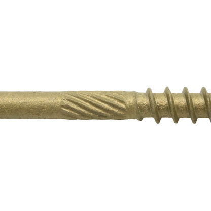 #9 x 2-3/4" Bronze Coated Multipurpose Wood Screw Torx/Star Drive Flat Head Exterior Coated - ACQ Compatible Wood Screws  (OVERSTOCK)