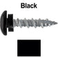 10 X 1" - LOW PROFILE Star Head Roofing Screws - HI-LO Thread - Metal To Wood - T25 Torx Drive Head - EPDM washer.