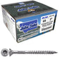 #8 Torx/Star Drive Head - 300 Grade Stainless Steel Torx/Star Drive Wood Screws - Silver Star Stainless Steel Wood Screw
