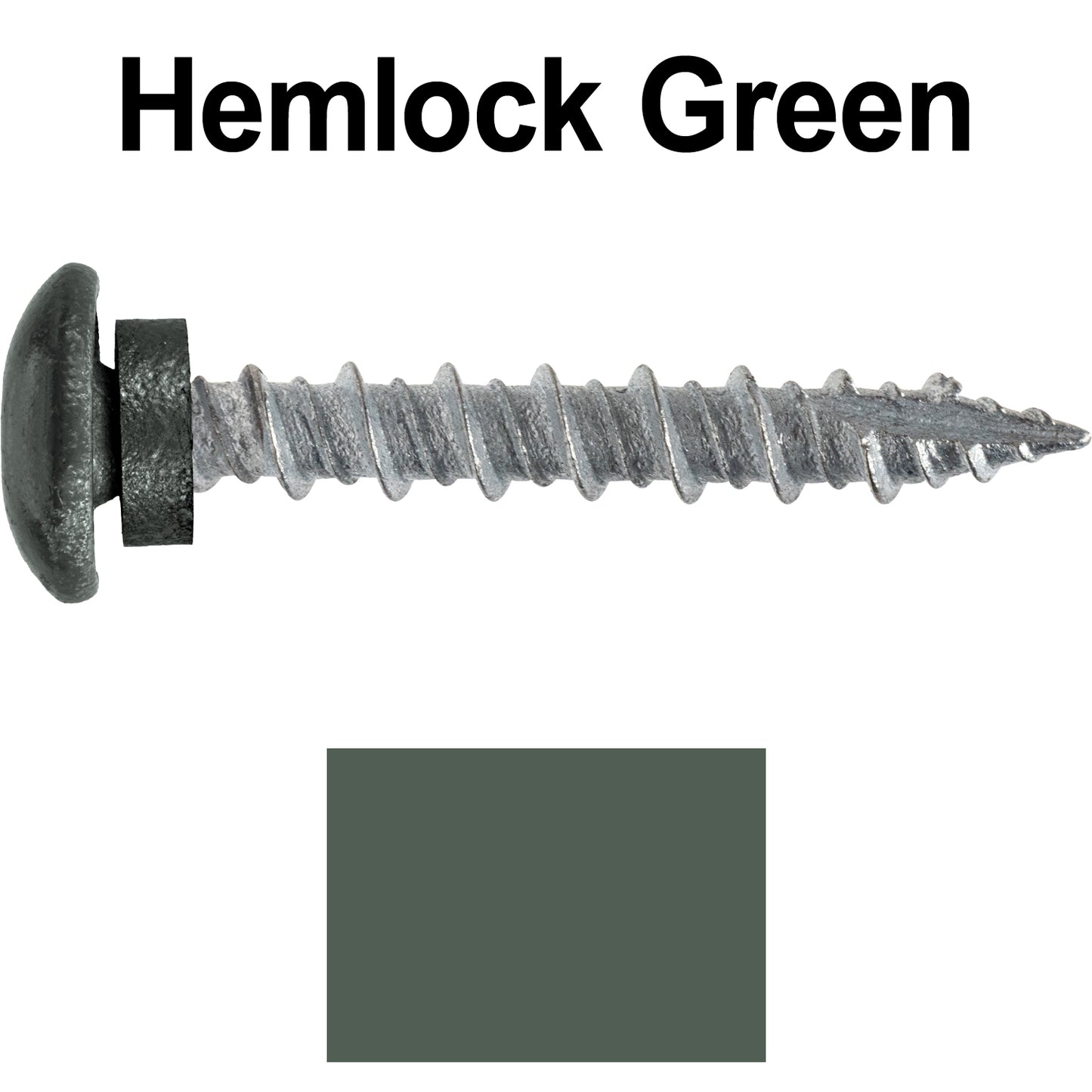 10 x 1-1/2” LOW PROFILE Star Head Roofing Screws - HI-LO Thread - Metal To Wood - T25 Torx Drive Head - EPDM washer