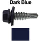 #14 x 7/8" Stitch Tek Metal to Metal Type #1 Roofing Screws - Hex Washer Head - Drill Point - 9/16" EPDM washer.