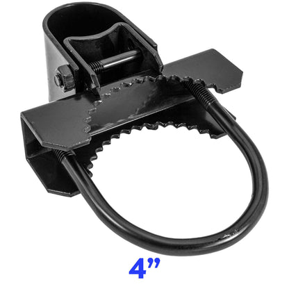 BLACK BULL DOG GATE HINGE - Commercial Heavy Duty - Chain Link Fence Gate Hinge