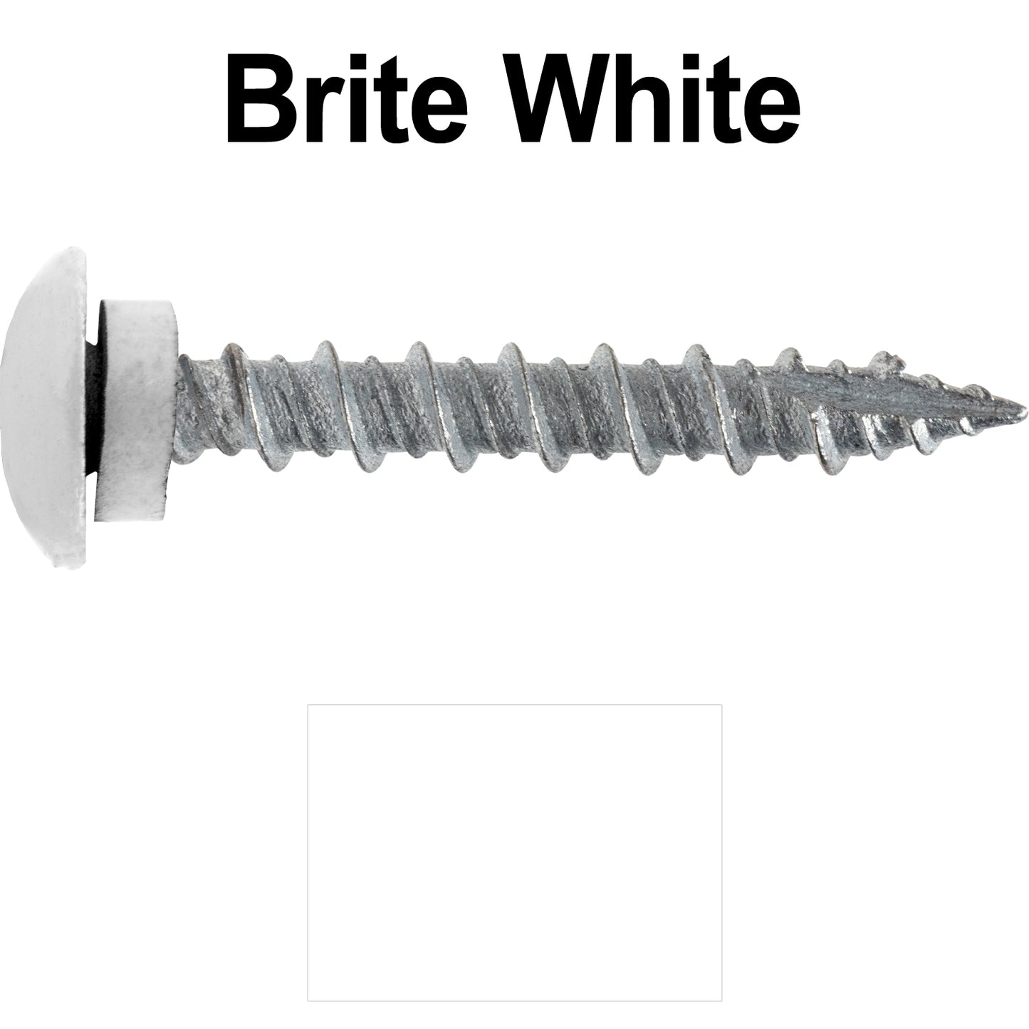 10 x 1-1/2” LOW PROFILE Star Head Roofing Screws - HI-LO Thread - Metal To Wood - T25 Torx Drive Head - EPDM washer