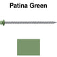 #10 x 4" Metal ROOFING SCREWS - Hex Washer Head - Self starting/self tapping - EPDM washer. Colored head.