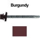 #12 X 3" Metal to Metal Type #3 Roofing Screws - Hex Washer Head - Self starting/self tapping - 5/8" EPDM washer. Colored head.