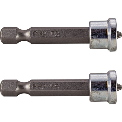 Phillips Driver Bits - with 1/4" Quick Change Shank