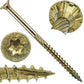 #10 x 3" Gold Star Wood Screw, T-30 Torx Drive, Flat Head - (Pallet of 48 x Full Boxes) ~72,000 Screw Count