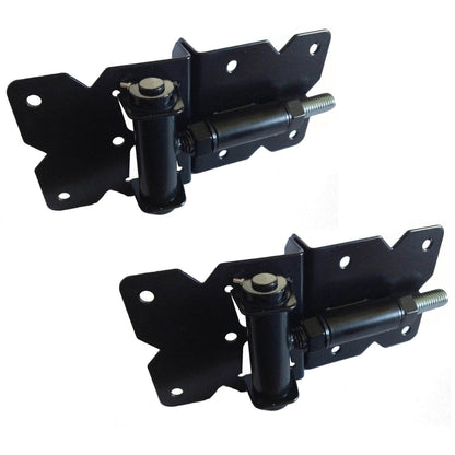 Vinyl Gate Hinges - For Vinyl, PVC or Plastic Fencing. Vinyl Fence Gate Hinges w/Mounting Hardware. Available in Standard, Self-Closing and Stainless Steel