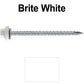 10 X 3“ HI-LO Zinc Aluminum Cap Metal Roofing Screws - Hex Washer Head - Self starting/self tapping - EPDM washer. Colored head.