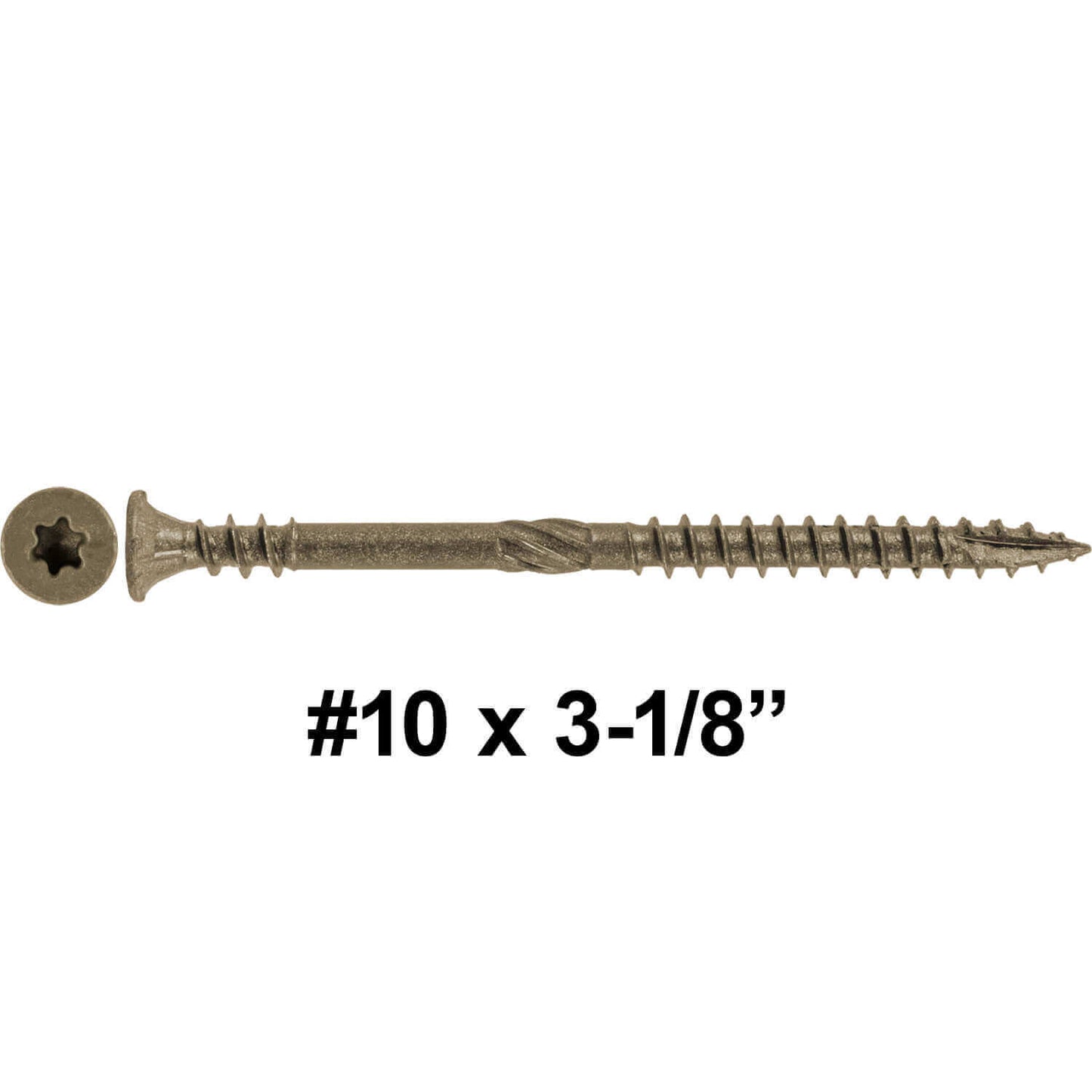 Soft Wood Deck Screws - Exterior Corrosion Resistant