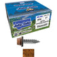 #14 x 1"  Metal ROOFING SCREWS - Hex Washer Head - Self starting/self tapping - EPDM washer. Colored head.