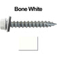 #14 x 1-1/2" Metal ROOFING SCREWS - Hex Washer Head - Self starting/self tapping - EPDM washer. Colored head.