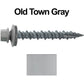 10 x 1-1/2" Metal ROOFING SCREWS - Hex Head Sheet Metal Roof Screw. Self starting metal to wood siding screws. EPDM washer (250 Count)