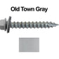 #14 x 1-1/2" Metal ROOFING SCREWS - Hex Washer Head - Self starting/self tapping - EPDM washer. Colored head.