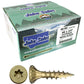 #8 x 3/4" - 2" Bronze Exterior Coated Wood Screw Torx/Star Drive Head - Multipurpose Exterior Coated Torx/Star Drive Wood Screws