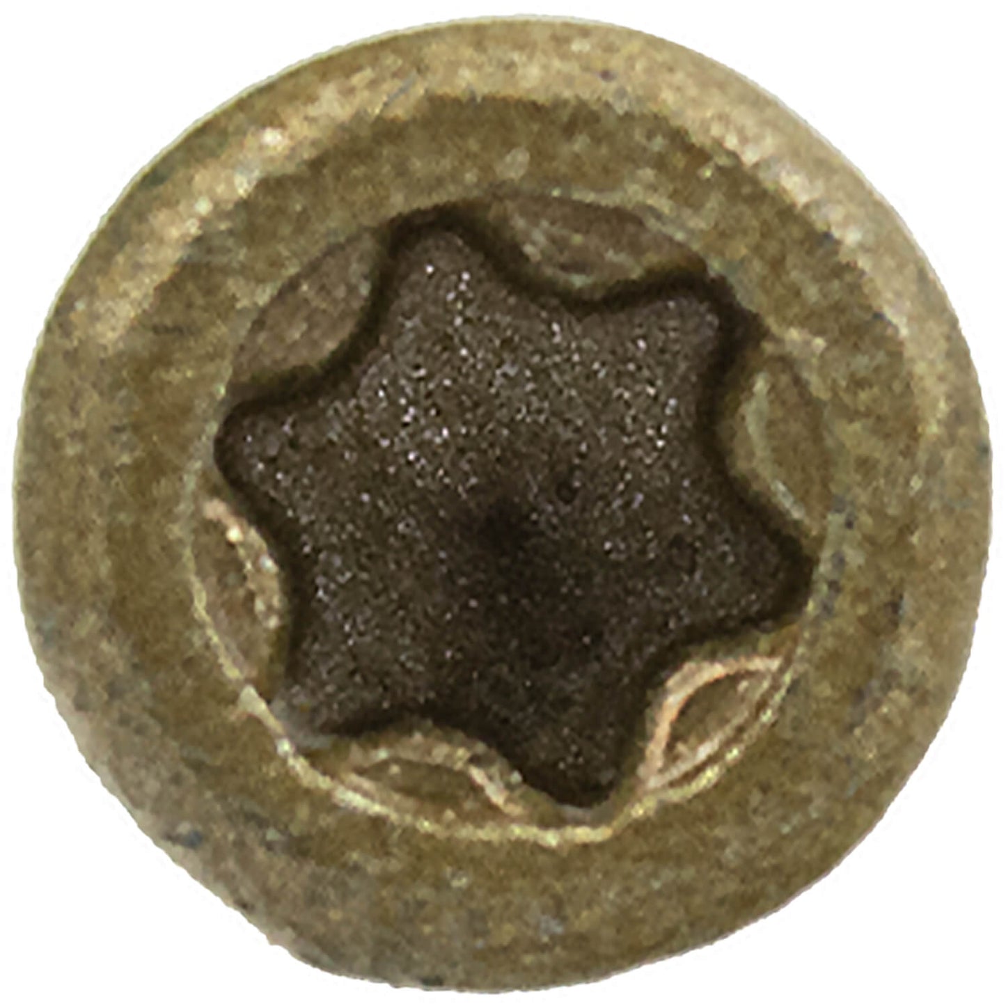 #9 Bronze Star Trim Head Wood Screw Torx/Star Drive Head - Multipurpose Exterior Coated Torx/Star Drive Wood Screws