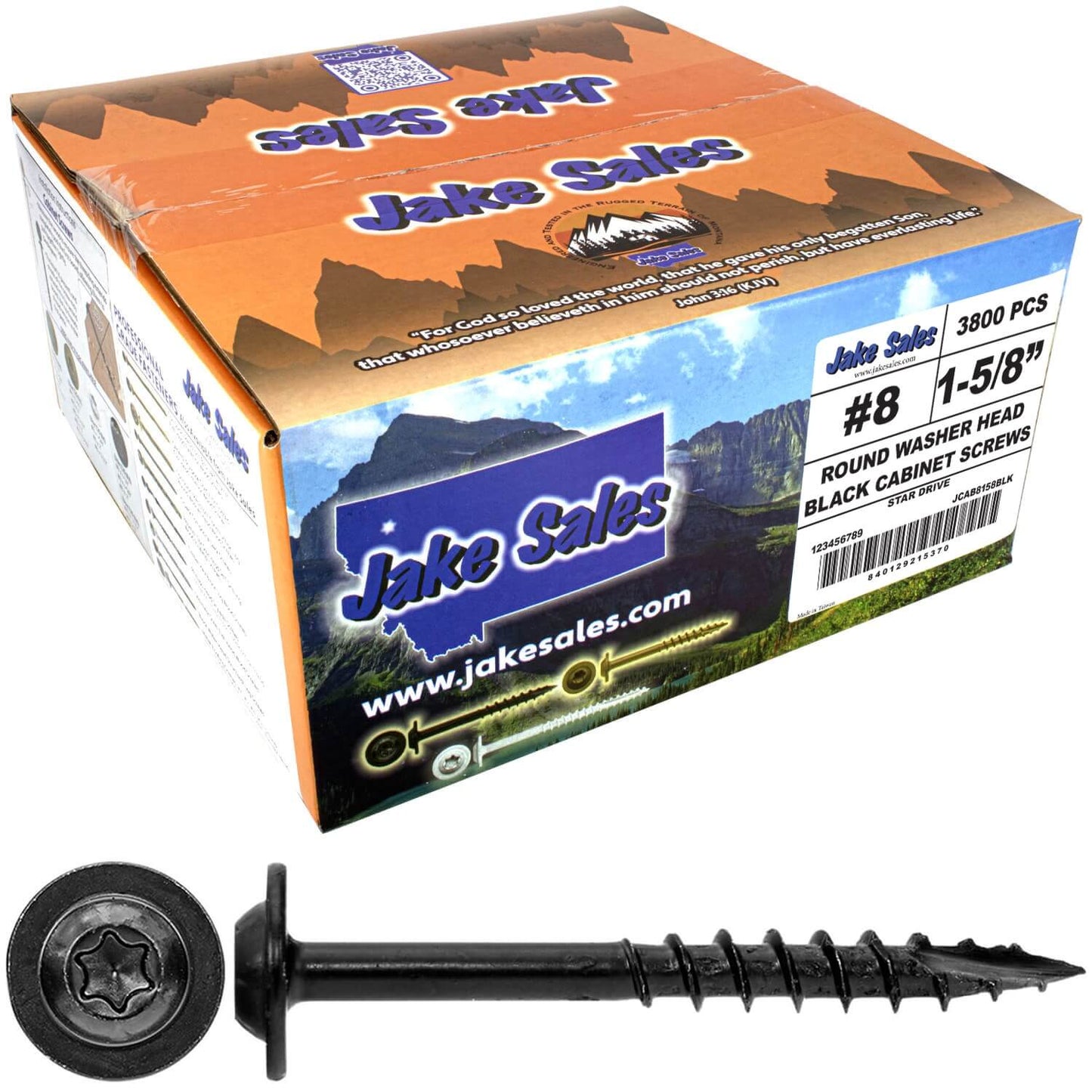 #8 Round Washer Head Truss Head Screw. Torx/Star Drive Head Wood Screws. Multipurpose Cabinet, Furniture, Siding and Trim and General Construction