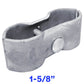 Galvanized Chain Link Fence Panel Clamps with Bolts & Nuts - Saddle Clamps for Dog Kennels & Temporary Fencing