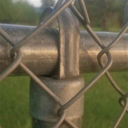 Galvanized Pressed Steel Chain Link Fence Loop Cap (Eye Top)