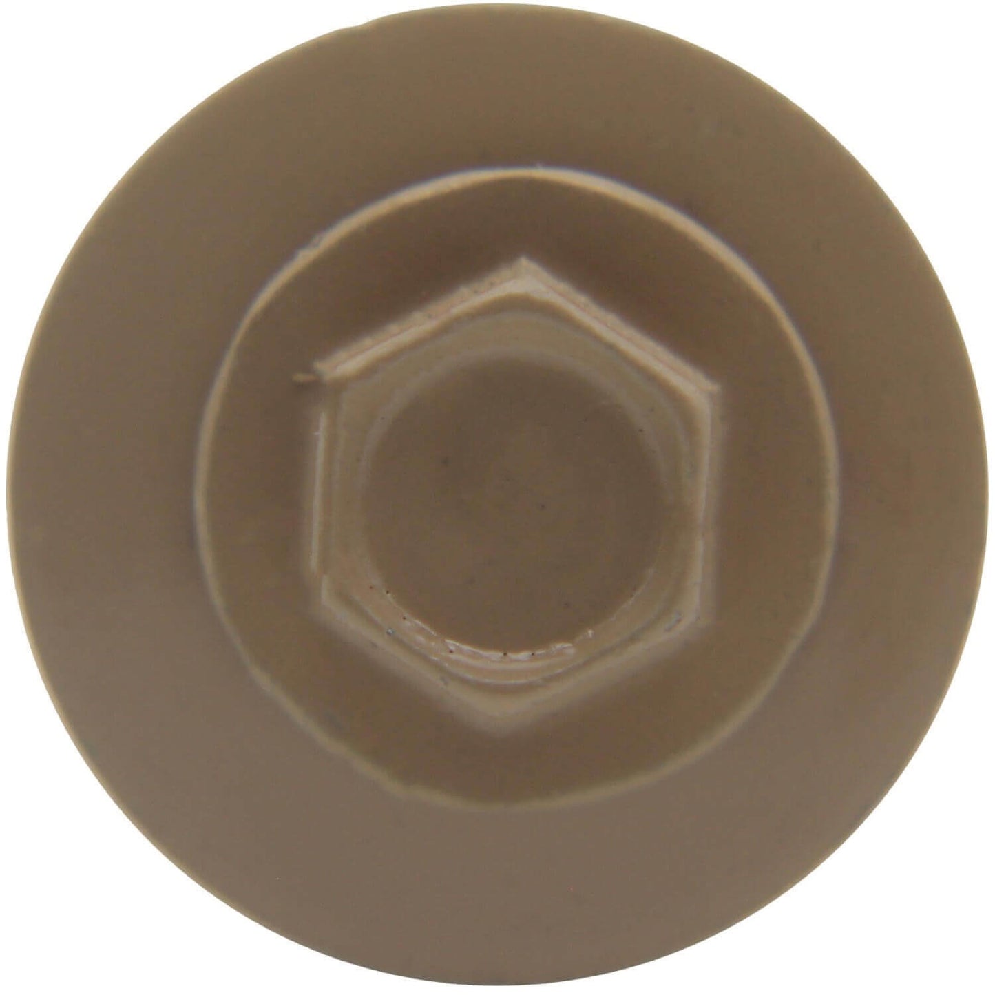 #10 X 1" HI-LO Zinc Aluminum Cap Metal Roofing Screws - Hex Washer Head - Self starting/self tapping - EPDM washer. Colored head.