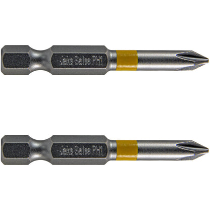 Phillips Driver Bits - with 1/4" Quick Change Shank