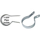 Tension Band for Chain Link Fence - Manufactured from Galvanized Steel to Prevent Rust. Tension Bands Wrap Around the Pipe on the Fence and Attach to a Tension Bar Holding the Chain Link Mesh