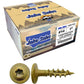 #14 Construction Lag Screws - Exterior Coated Torx/Star Drive Heavy Duty Structural Lag With Modified Truss Washer Head
