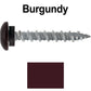 10 x 1-1/2” LOW PROFILE Star Head Roofing Screws - HI-LO Thread - Metal To Wood - T25 Torx Drive Head - EPDM washer
