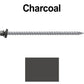 #10 x 4" Metal ROOFING SCREWS - Hex Washer Head - Self starting/self tapping - EPDM washer. Colored head.