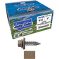 #14 x 1"  Metal ROOFING SCREWS - Hex Washer Head - Self starting/self tapping - EPDM washer. Colored head.