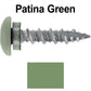 10 X 1" - LOW PROFILE Star Head Roofing Screws - HI-LO Thread - Metal To Wood - T25 Torx Drive Head - EPDM washer.